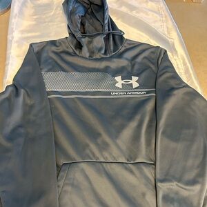 Under Armour Charcoal Hoodie with Logo